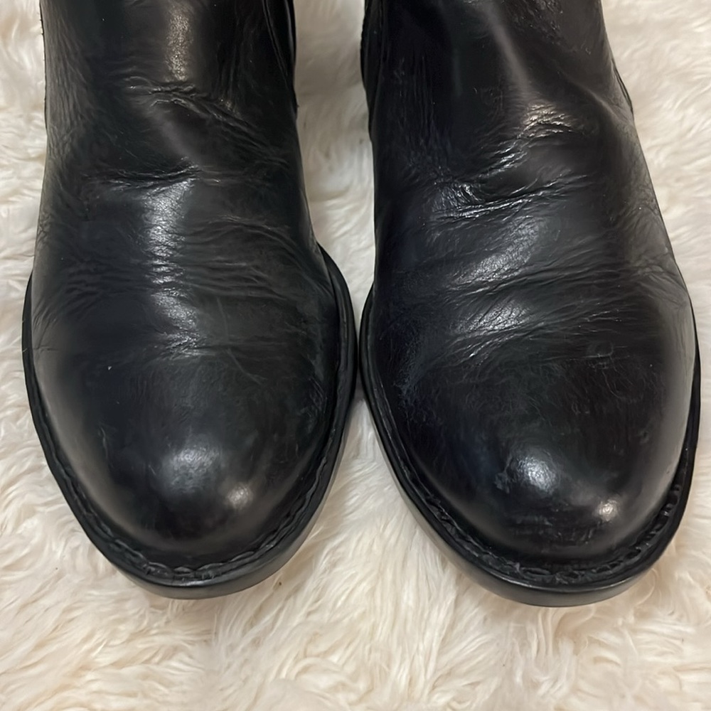 born black ankle boots